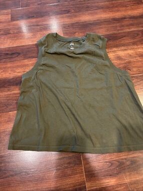 DSG Olive Tank Top in Deep Green
